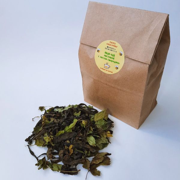 Иван-чай листовой с листом смородины